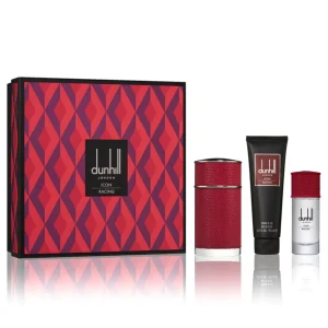 Dunhill Icon Racing Red Eau De Parfum 3 Piece Gift Set For Men 100ml at Ratans Online Shop - Perfumes Wholesale and Retailer Fragrance