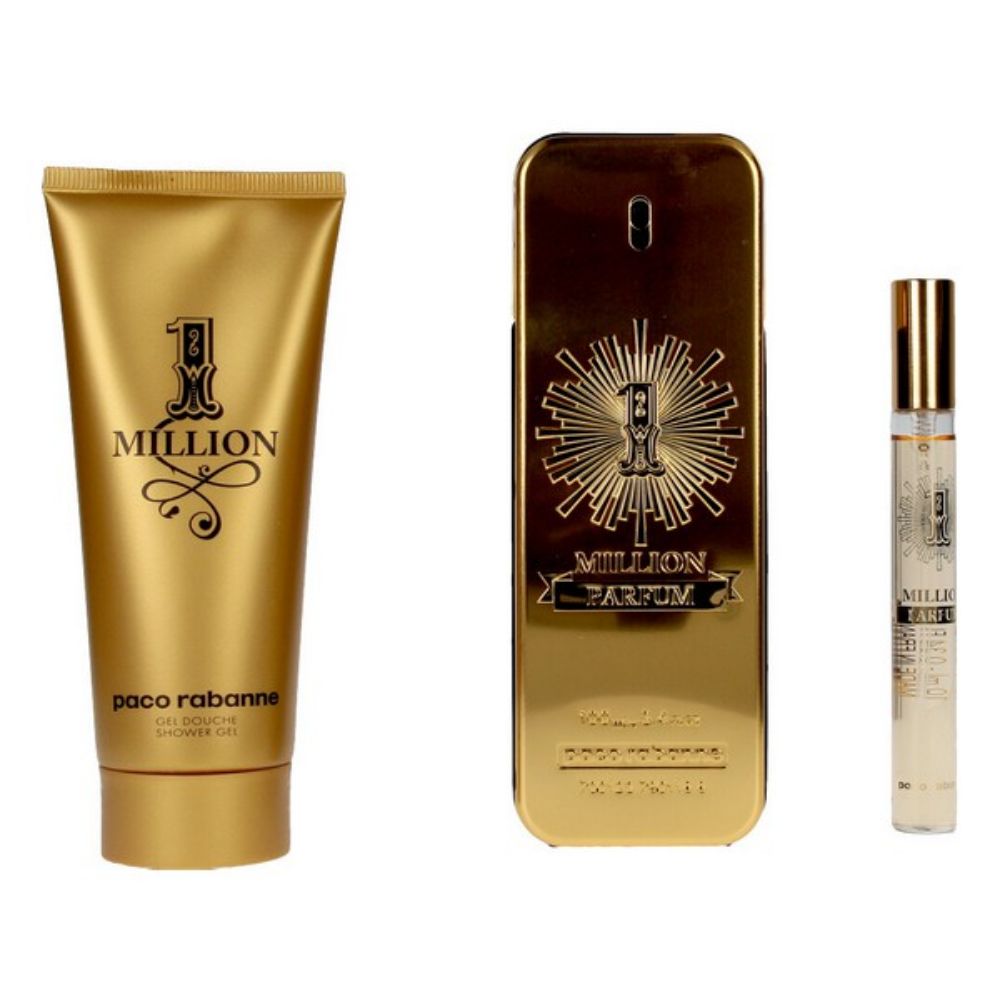 Paco Rabanne 1 Million Parfum for Men Eau de Parfum 3 Piece Gift Set 100ml at Ratans Online Shop - Perfumes Wholesale and Retailer Fragrance