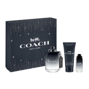 Coach New York for Men Eau de Toilette 3 Piece Gift Set 100ml at Ratans Online Shop - Perfumes Wholesale and Retailer Fragrance
