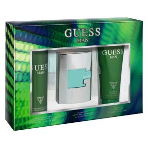 Guess Man Eau De Toilette 3 Piece Perfume Gift Set for Men 75ml at Ratans Online Shop - Perfumes Wholesale and Retailer Fragrance