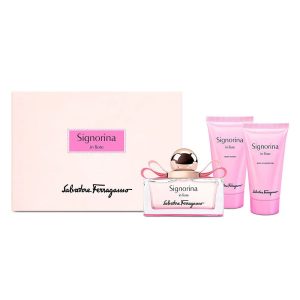 Salvatore Ferragamo Signorina In Fiore For Women EDT 3 Piece Gift Set 50ml at Ratans Online Shop - Perfumes Wholesale and Retailer Fragrance