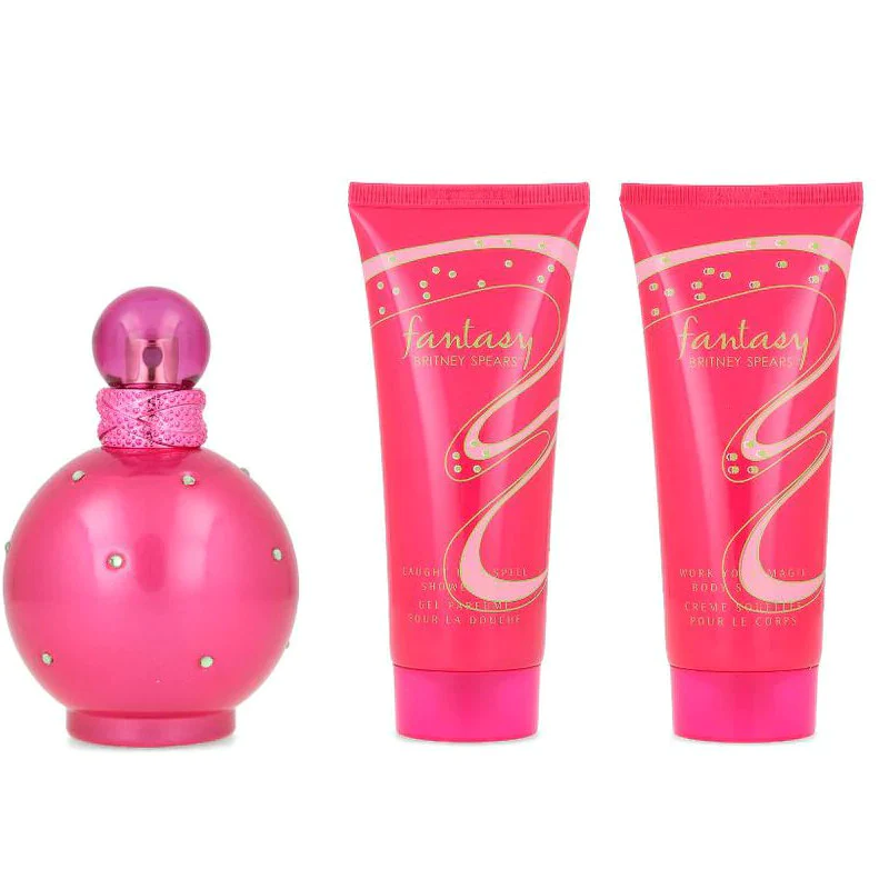 Britney Spears Fantasy 3 Piece Perfume Gift Set For Women at Ratans Online Shop - Perfumes Wholesale and Retailer Gift Set