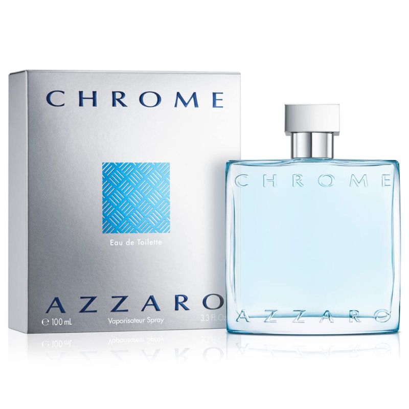 Azzaro Chrome For Men Eau De Toilette 100ml at Ratans Online Shop - Perfumes Wholesale and Retailer Fragrance
