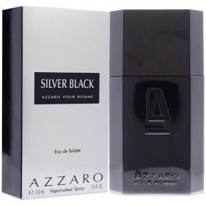 Azzaro Silver Black Eau De Toilette For Men 100ml at Ratans Online Shop - Perfumes Wholesale and Retailer Fragrance