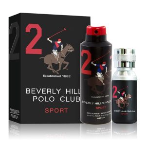 Beverly Hills Polo Club 2 Sport EDT 2 Piece Gift Set for Men at Ratans Online Shop - Perfumes Wholesale and Retailer Fragrance