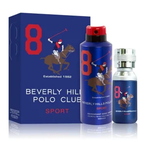 Beverly Hills Polo Club 8 Sport EDT 2 Piece Gift Set for Men at Ratans Online Shop - Perfumes Wholesale and Retailer Fragrance