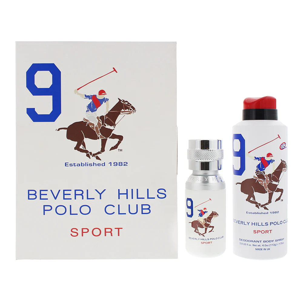 Beverly Hills Polo Club 9 Sport EDT 2 Piece Gift Set for Men at Ratans Online Shop - Perfumes Wholesale and Retailer Fragrance