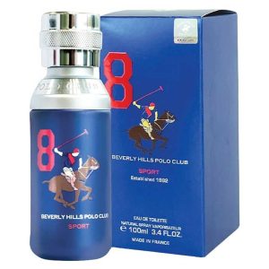 Beverly Hills Polo Club Sport 8 Eau De Toilette for Men 100ml at Ratans Online Shop - Perfumes Wholesale and Retailer Fragrance