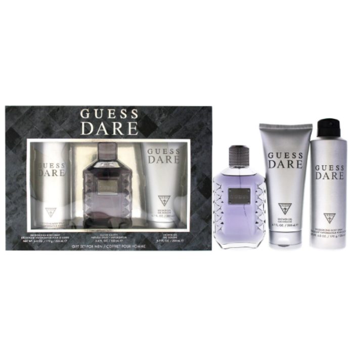 Guess Dare 3 Piece Perfume Gift Set for Men 100ml at Ratans Online Shop - Perfumes Wholesale and Retailer Fragrance
