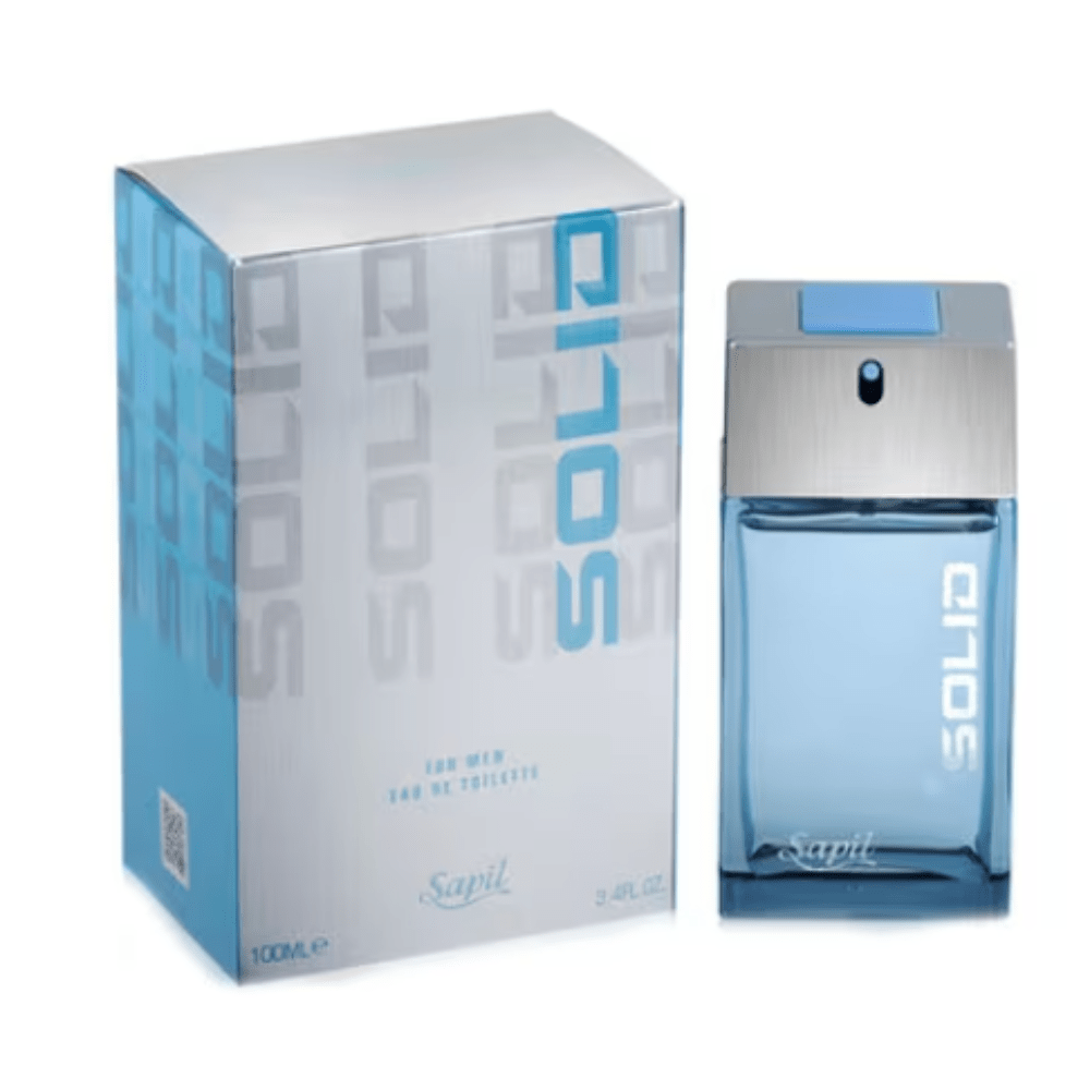 Sapil Solid for Men Eau De Toilette 100ml at Ratans Online Shop - Perfumes Wholesale and Retailer Fragrance