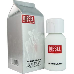 Diesel Plus Plus Masculine White Eau De Toilette  For Men 75ml at Ratans Online Shop - Perfumes Wholesale and Retailer Fragrance