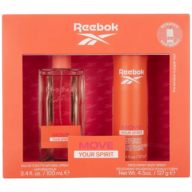 Reebok Move Your Spirit For Women 2 Piece Gift Sets 100ml at Ratans Online Shop - Perfumes Wholesale and Retailer Fragrance