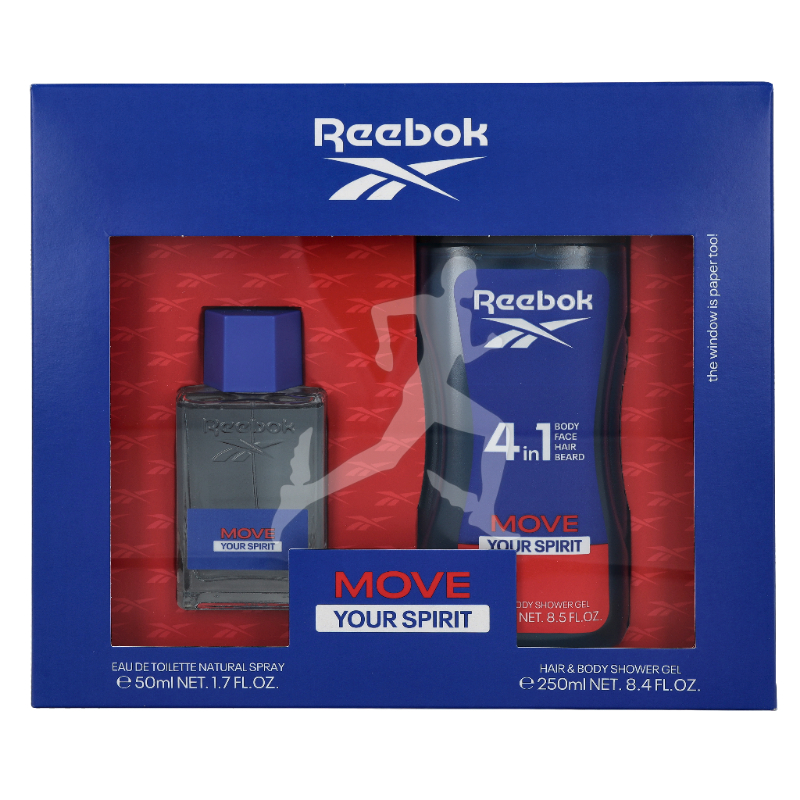 Reebok Move Your Spirit for Men 2 Piece Gift Sets 50ml at Ratans Online Shop - Perfumes Wholesale and Retailer Fragrance
