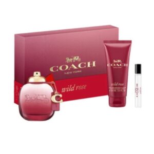 Coach New York Wild Rose Eau De Parfum 3 Piece Gift Set for Women 90ml at Ratans Online Shop - Perfumes Wholesale and Retailer Gift Set