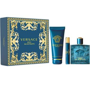 Versace Eros Eau De Toilette 3 Piece Gift Set For Men 100ml at Ratans Online Shop - Perfumes Wholesale and Retailer Fragrance