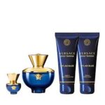 Versace Dylan Blue Pour Femme 4 Piece Gift Set for Women at Ratans Online Shop - Perfumes Wholesale and Retailer Gift Set 3