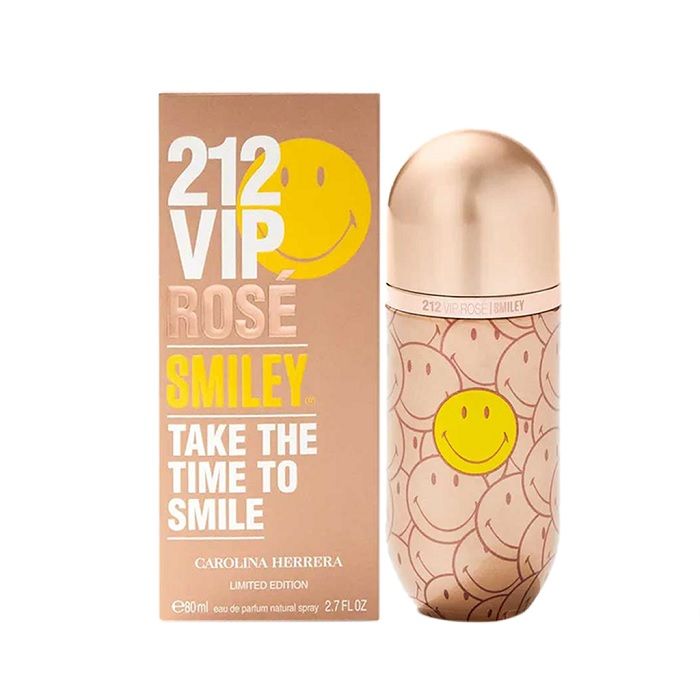 Carolina Herrera 212 Vip Rose Smiley Limited Edition for Women EDP 80ml at Ratans Online Shop - Perfumes Wholesale and Retailer Fragrance