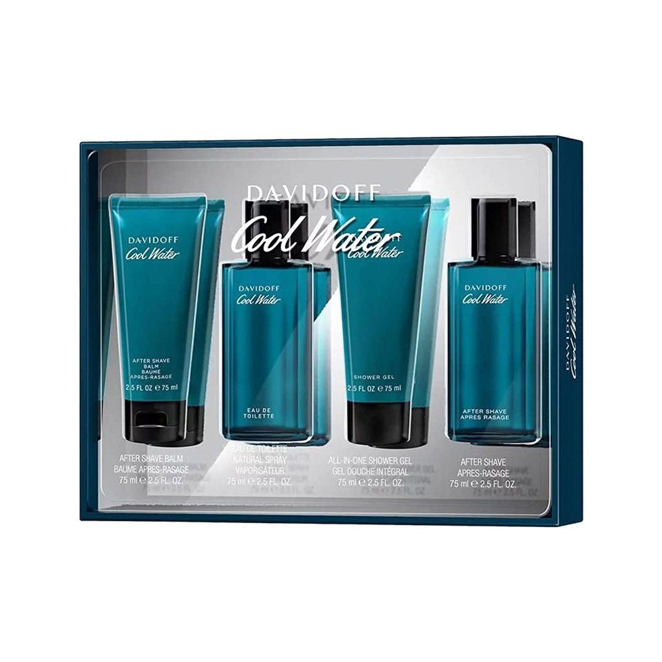 Davidoff Cool Water 4 Piece Gift Set for Men at Ratans Online Shop - Perfumes Wholesale and Retailer Fragrance