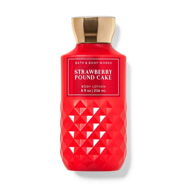 Bath & Body Works Strawberry Pound Cake Super Smooth Body Lotion 236ml at Ratans Online Shop - Perfumes Wholesale and Retailer Men