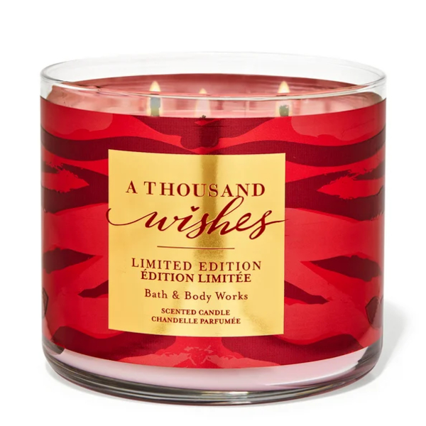 Bath & BodyWorks A Thousand Wishes Limited Edition Scented Candle at Ratans Online Shop - Perfumes Wholesale and Retailer Candles