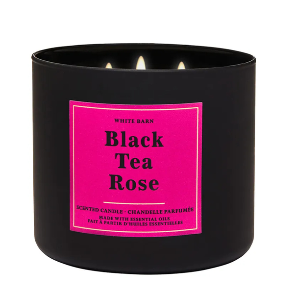 Bath & BodyWorks Black Tea Rose 3-Wick Scented Candle at Ratans Online Shop - Perfumes Wholesale and Retailer Candles