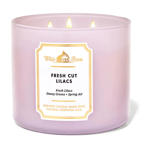 Bath & BodyWorks Fresh Cut Lilacs 3-Wick Scented Candle at Ratans Online Shop - Perfumes Wholesale and Retailer Candles