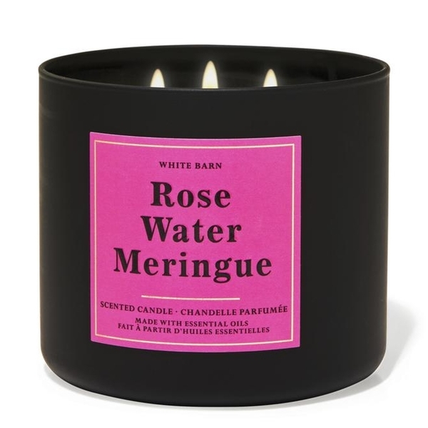 Bath & BodyWorks Rose Water Meringue 3-Wick Scented Candle at Ratans Online Shop - Perfumes Wholesale and Retailer Candles