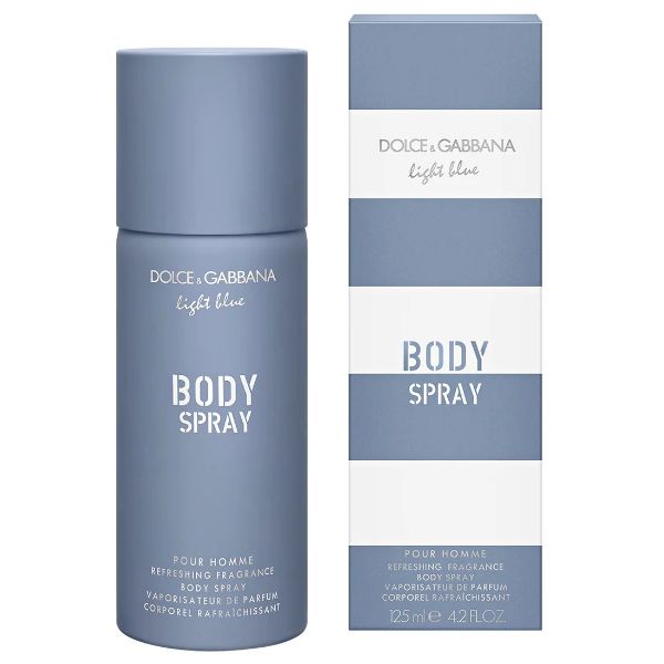 Dolce & Gabbana Light Blue Pour Homme Energizing Body Spray For Men 125ml at Ratans Online Shop - Perfumes Wholesale and Retailer Deodorants