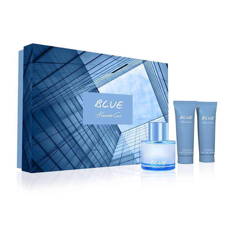 Kenneth Cole Blue Eau De Toilette 3 Piece Gift Set For Men at Ratans Online Shop - Perfumes Wholesale and Retailer Fragrance