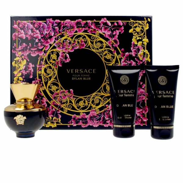 Versace Dylan Blue Pour Femme 3 Piece Gift Set for Women 50ml at Ratans Online Shop - Perfumes Wholesale and Retailer Gift Set