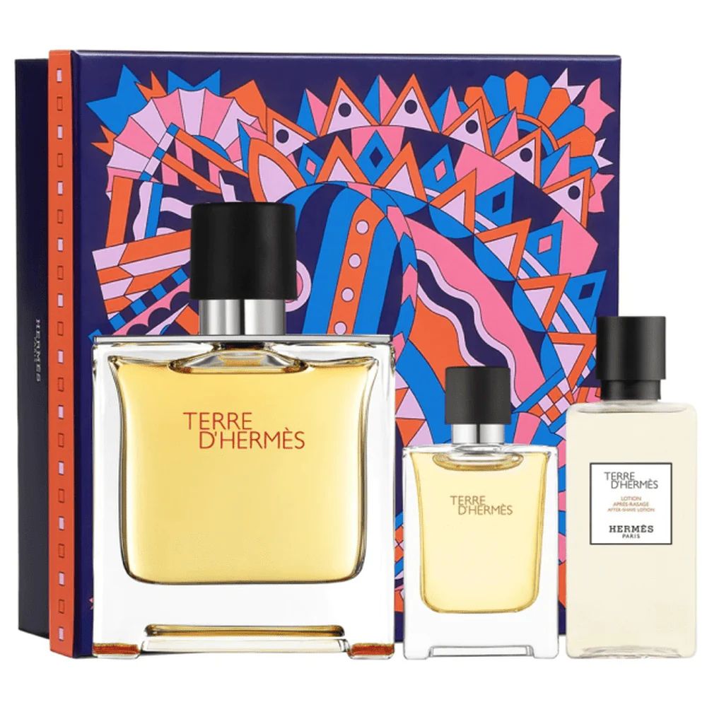 Hermes Terre D’ Pure Eau De Parfum 3 Piece Gift Set for Men at Ratans Online Shop - Perfumes Wholesale and Retailer Fragrance