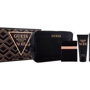 Guess Seductive Noir 4 Piece Gift Set For Men at Ratans Online Shop - Perfumes Wholesale and Retailer Fragrance