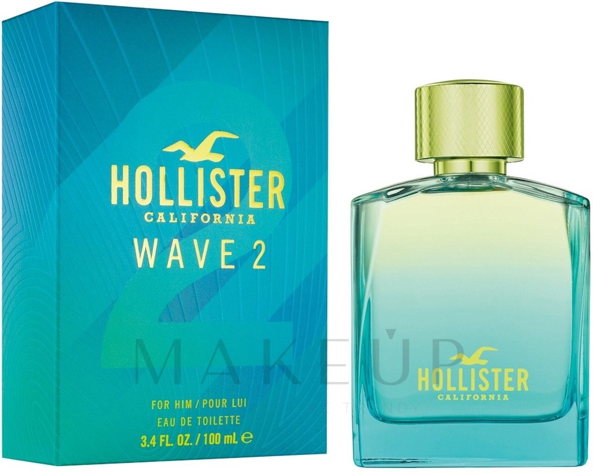 Hollister Wave 2 Eau De Toilette for Men EDT 100ml at Ratans Online Shop - Perfumes Wholesale and Retailer Fragrance
