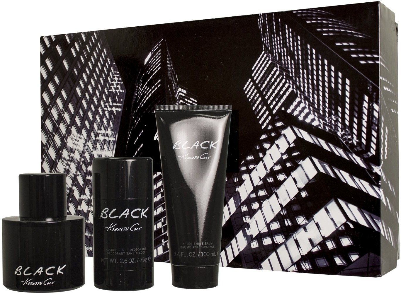 Kenneth Cole Black Eau De Toilette 3 Piece Gift Set For Men at Ratans Online Shop - Perfumes Wholesale and Retailer Fragrance 2