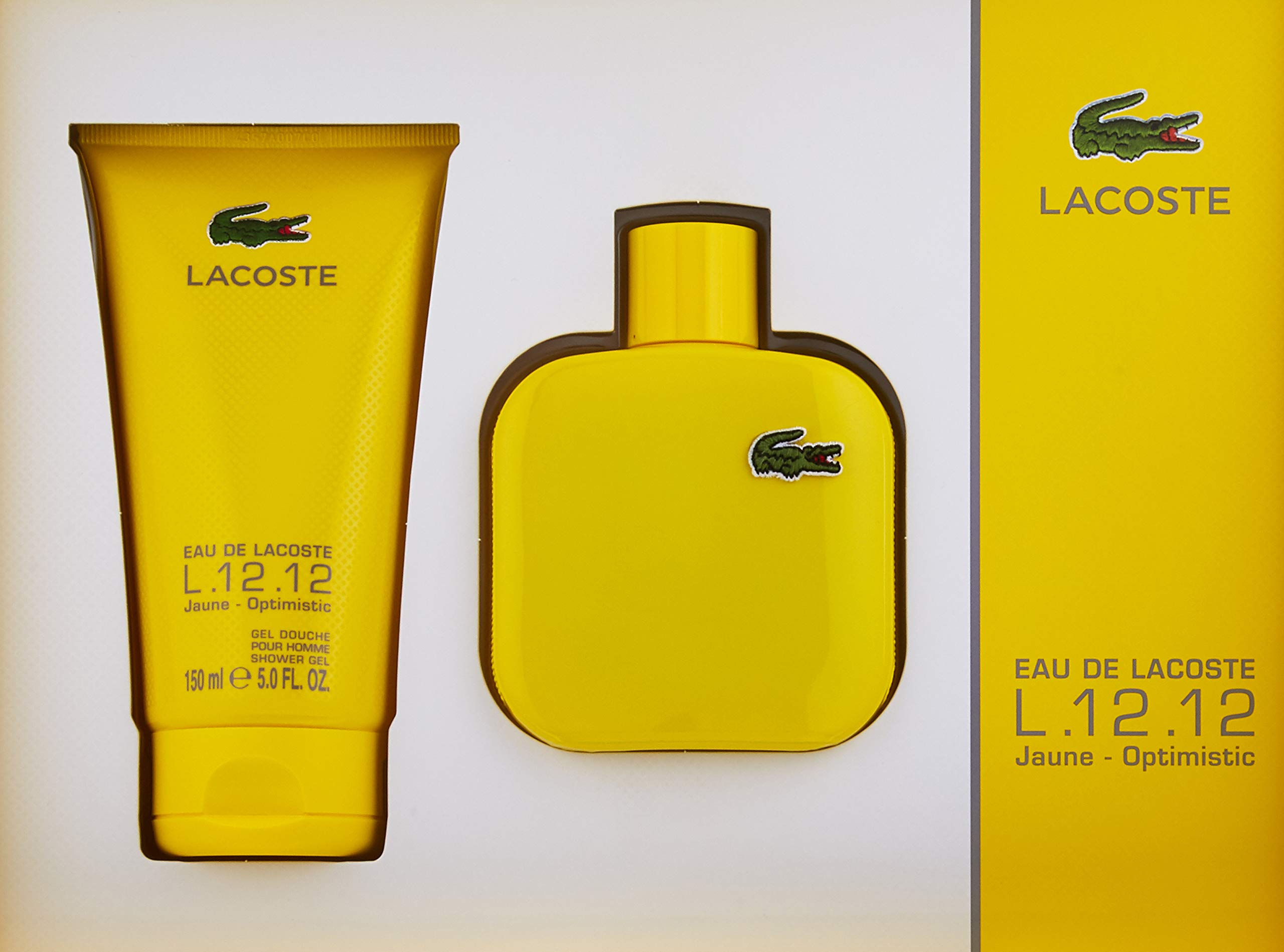 Lacoste Jaune Optimistic 100ml Edt 2 Piece Gift Set for Men at Ratans Online Shop - Perfumes Wholesale and Retailer Fragrance