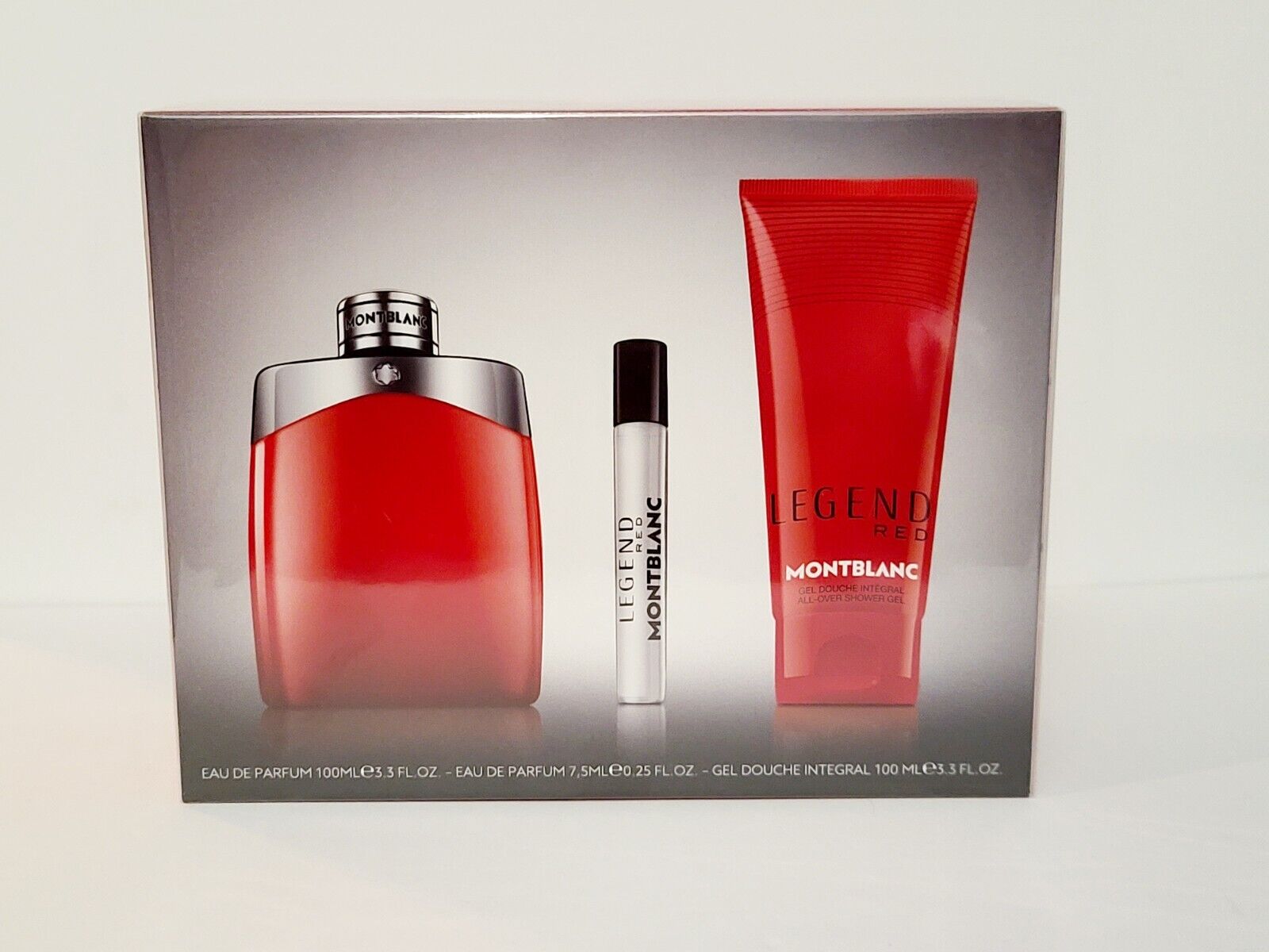 Mont Blanc Legend Red for Men Eau De Parfum 3 Piece Gift Set 100ml at Ratans Online Shop - Perfumes Wholesale and Retailer Fragrance