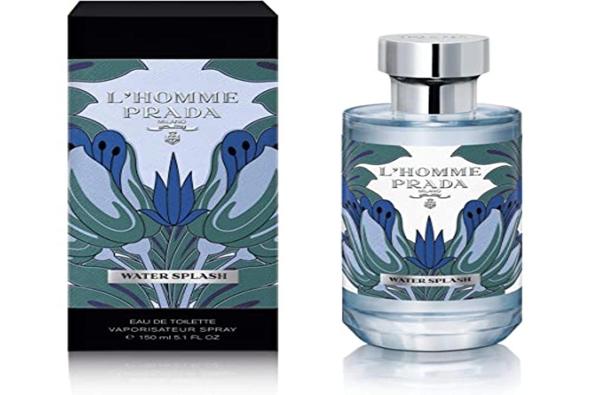 Prada L’Homme Water Splash for Men Eau de Toilette EDT 150ml at Ratans Online Shop - Perfumes Wholesale and Retailer Fragrance
