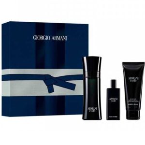 Giorgio Armani Code Eau De Toilette 3 Piece Gift Set for Men 75ml at Ratans Online Shop - Perfumes Wholesale and Retailer Fragrance