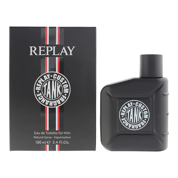 Replay Tank Custom Eau de Toilette for Men 100ml at Ratans Online Shop - Perfumes Wholesale and Retailer Fragrance