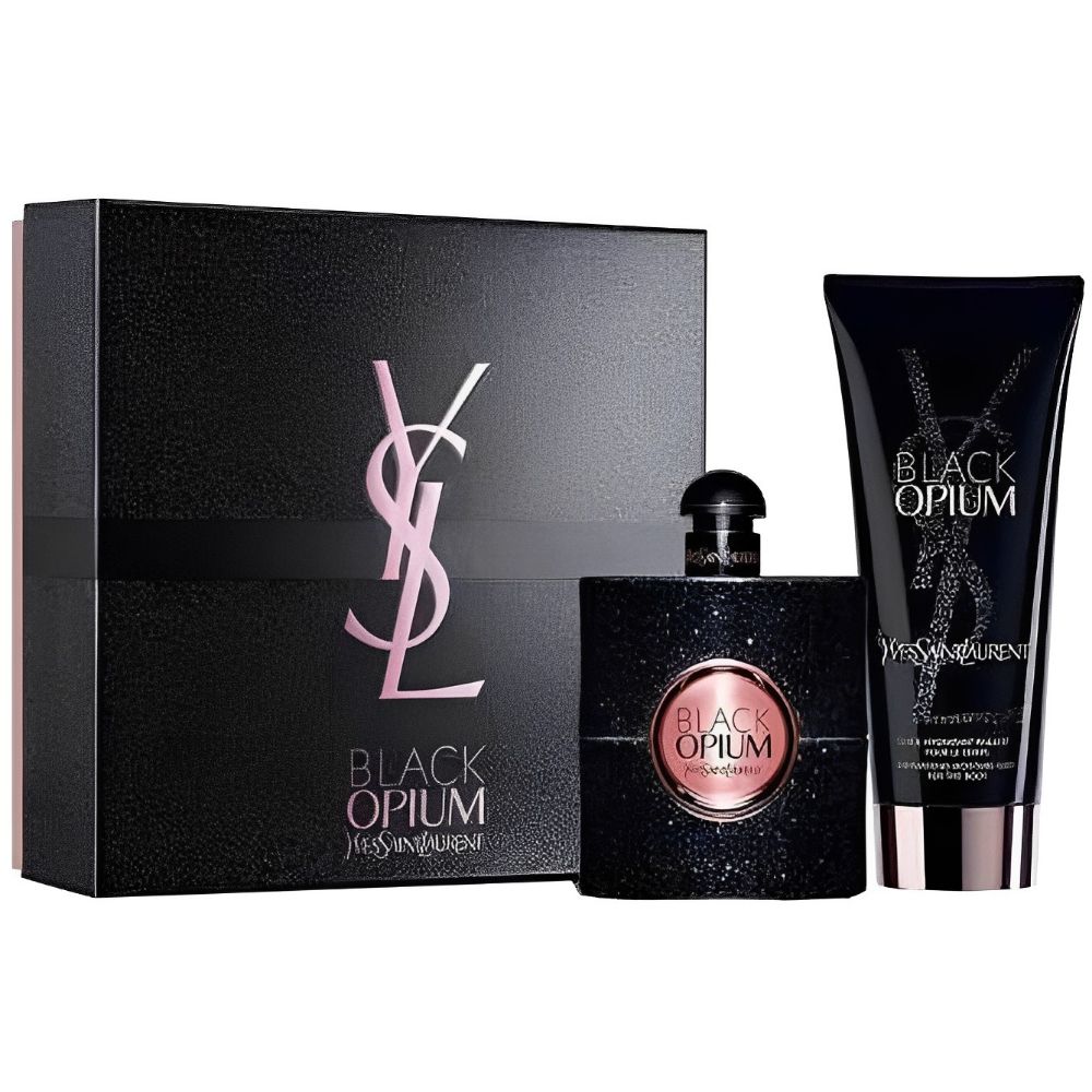 Yves Saint Laurent YSL Black Opium Eau De Parfum 2 Piece Gift Set for Women 50ml at Ratans Online Shop - Perfumes Wholesale and Retailer Fragrance