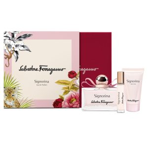 Salvatore Ferragamo Signorina For Women Eau De Parfum 3 Piece Gift Set at Ratans Online Shop - Perfumes Wholesale and Retailer Fragrance