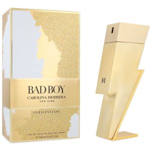 Carolina Herrera Bad Boy Gold Fantasy For Men Eau de Toilette 100ml at Ratans Online Shop - Perfumes Wholesale and Retailer Fragrance