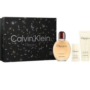 Calvin Klein Obsession For Men Eau De Toilette 3 Piece Gift Set for Men at Ratans Online Shop - Perfumes Wholesale and Retailer Fragrance