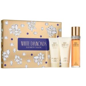 Elizabeth Taylor White Diamonds 3 Piece Gift Set for Women at Ratans Online Shop - Perfumes Wholesale and Retailer Fragrance