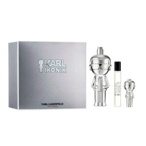 Karl Lagerfeld Ikonik 3 Piece Gift Set for Men at Ratans Online Shop - Perfumes Wholesale and Retailer Gift Sets