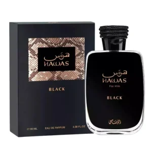 Rasasi Hawas Black Eau De Parfum For Men 100ml at Ratans Online Shop - Perfumes Wholesale and Retailer Fragrance