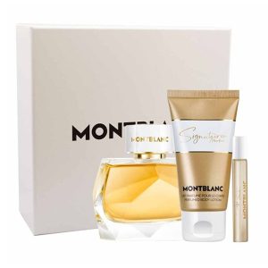 Mont Blanc Signature Absolu 3 Piece Gift Set for Women at Ratans Online Shop - Perfumes Wholesale and Retailer Fragrance